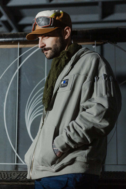 The GABERCRETE Zip-Up Hoodie