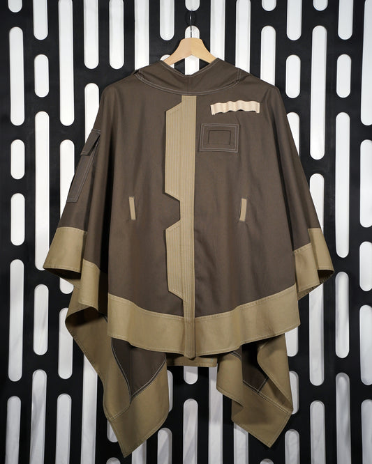 **PRE-ORDER** The Scoundrel's Poncho - Sage Grey