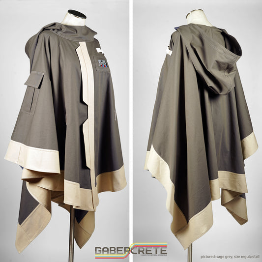 **PRE-ORDER** The Scoundrel's Poncho - Sage Grey